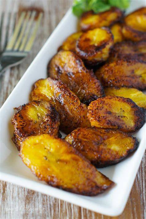 Plátanos maduros cocinados con Coca-Cola