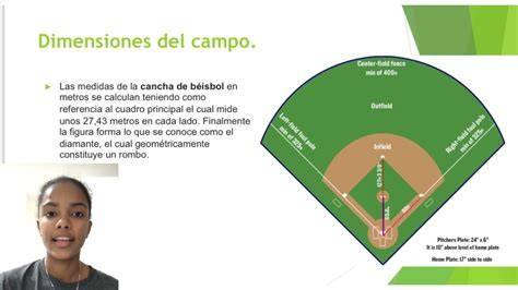 Dimensiones reglamentarias del campo de béisbol