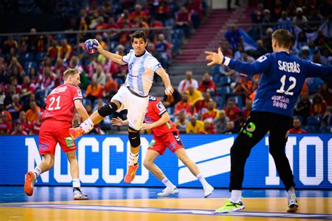 Partido internacional de handball en vivo