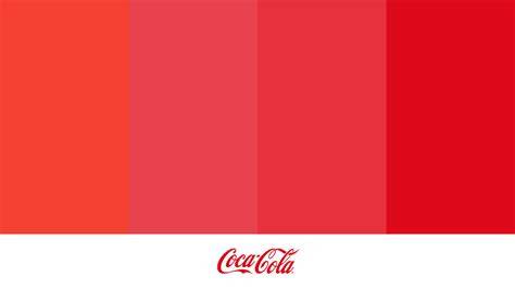 Paleta de colores Coca-Cola rojo blanco negro