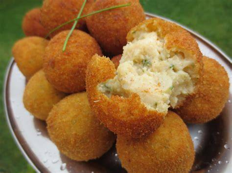 Ingredientes para croquetas de pescado