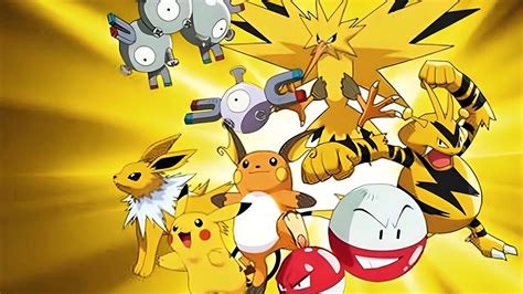Pokémon eléctricos originales de Kanto