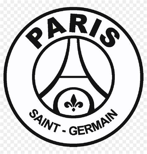 Escudo PSG blanco y negro transparente