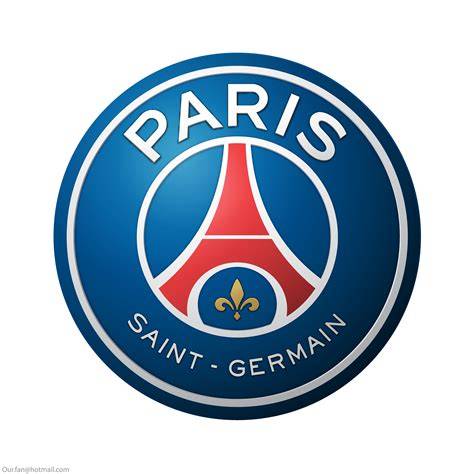 Escudo PSG blanco sobre fondo oscuro