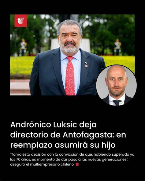 Andrónico Luksic declara ante tribunal chileno