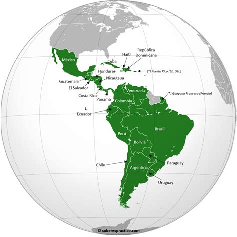 Mapa del rugby regional en América