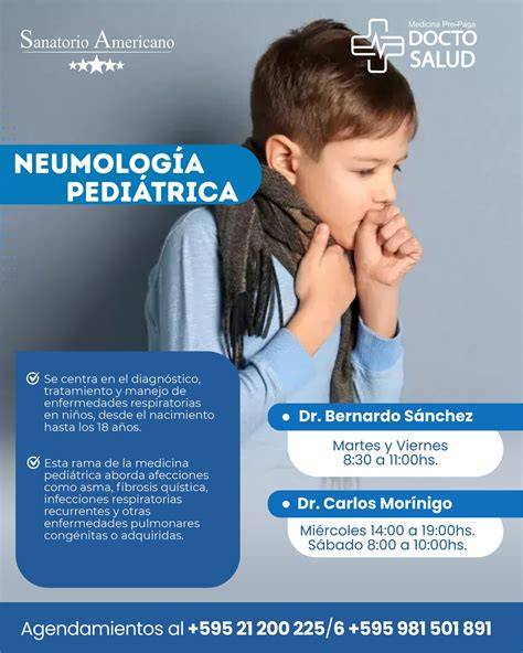 Neumología pediátrica atención respiratoria infantil