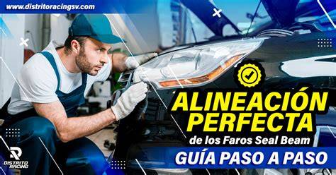 alineación profesional de faros automotrices