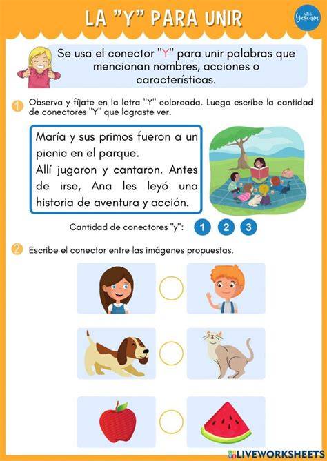 Fichas infantiles del conector y