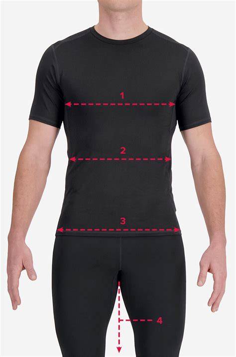 Medición del pecho de camiseta plana