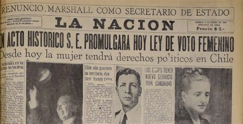 Promulgación voto femenino Teatro Municipal 1949