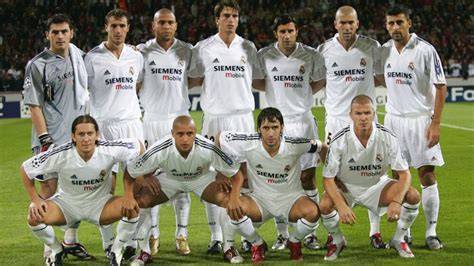 Once titular Galácticos Real Madrid 2003
