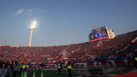 Estadio Nacional durante clásico chileno