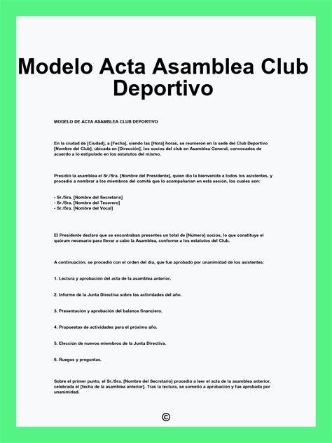 Asamblea constitutiva de club deportivo chileno