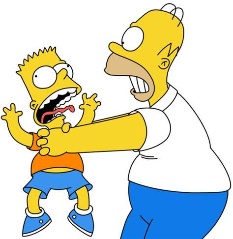 Homer y Bart Simpson con camiseta del Real Madrid