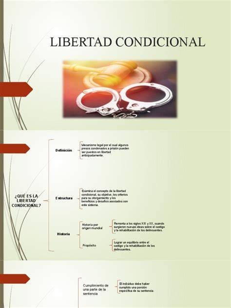 Esquema de libertad condicional en Chile