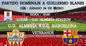 Partido homenaje veteranos Barcelona Almería