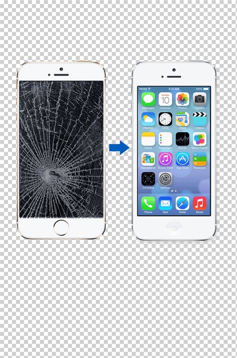 iPhone 5c con pantalla rota