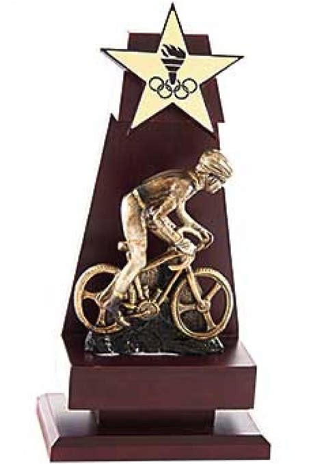 Detalle de trofeo de resina