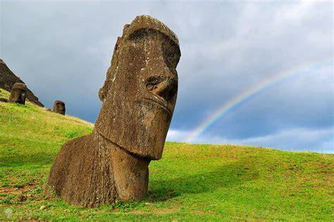 Moai y paisaje arqueológico de Rapa Nui