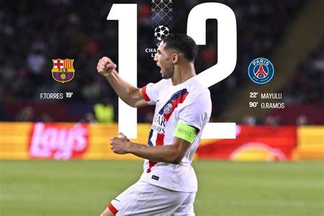 Barcelona contra PSG en Champions League
