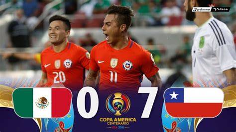 Chile México 7-0 Copa América 2016