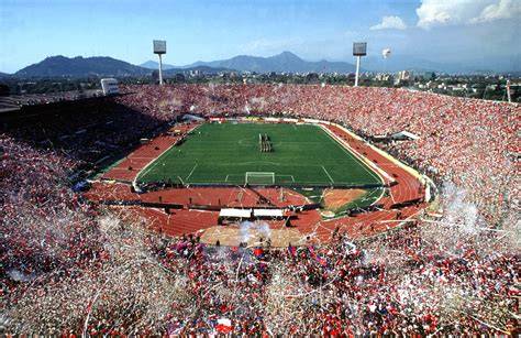 Estadio Nacional de Santiago durante partido
