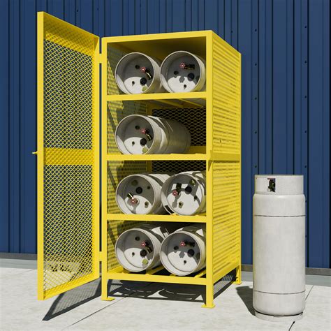 Caseta ventilada para cilindros de gas