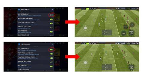 Controles FIFA Mobile botones y gestos
