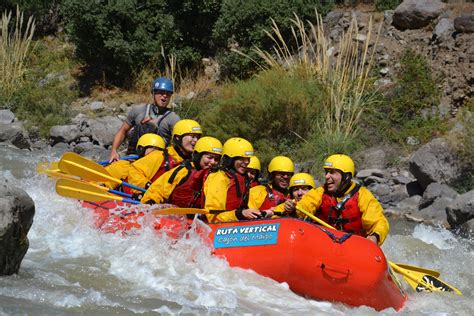 Cajón del Maipo rafting río Maipo
