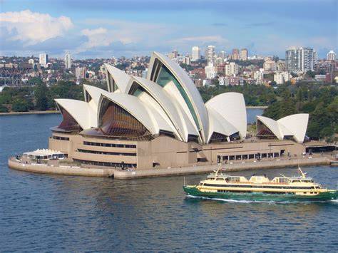 Ópera de Sydney y Harbour Bridge