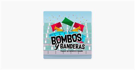 Barra de básquet con bombos y banderas