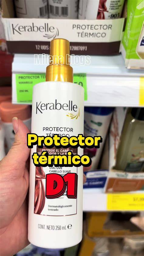 Protector térmico aplicado en cabello
