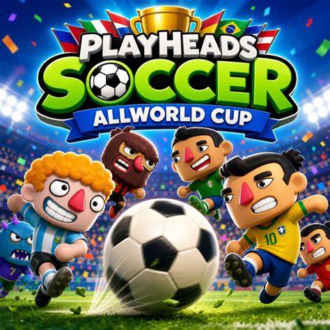 Partido de fútbol inglés de cabezones