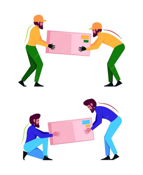 Levantamiento de carga entre dos trabajadores