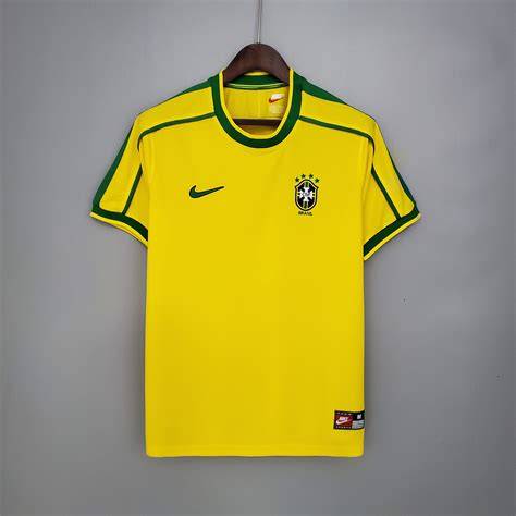 camiseta Nike Brasil 1998 retro