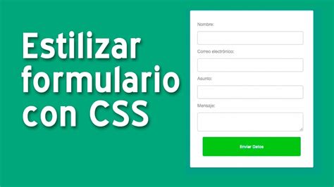 Campos de formulario alineados con CSS