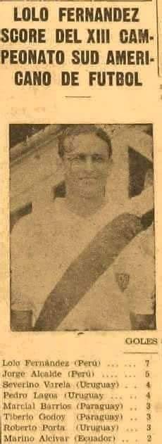 Teodoro Lolo Fernández Copa América 1939