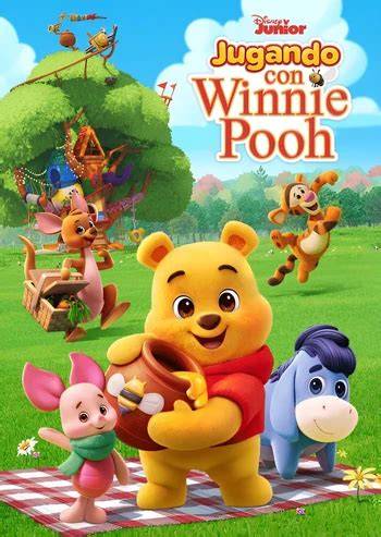 Winnie Pooh jugando béisbol