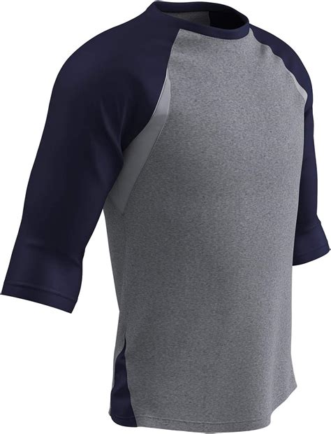 Polerón americano de béisbol gris