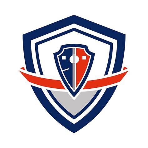 escudo futbolístico blanco azul rojo